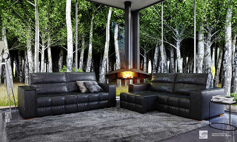 Living room in Forest