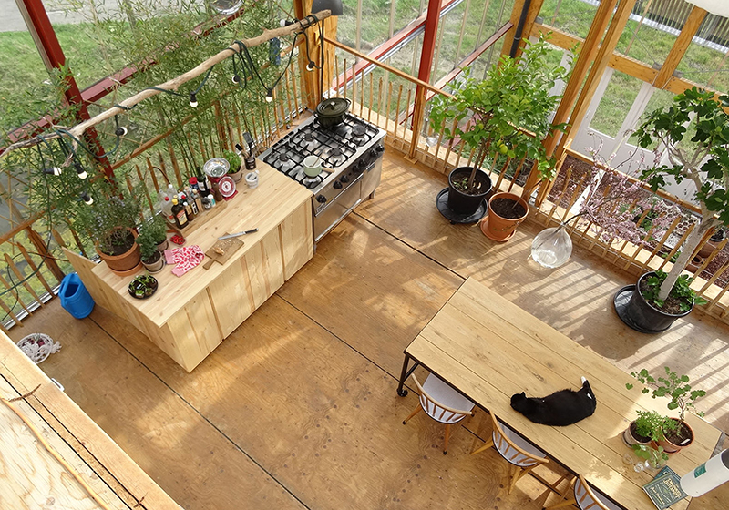 ChibbHouse greenhouse interior