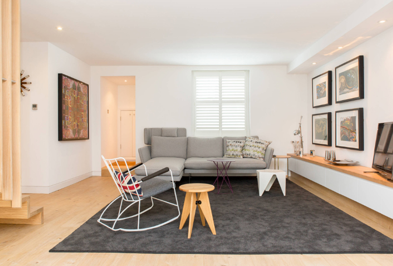 rocking chair in living room