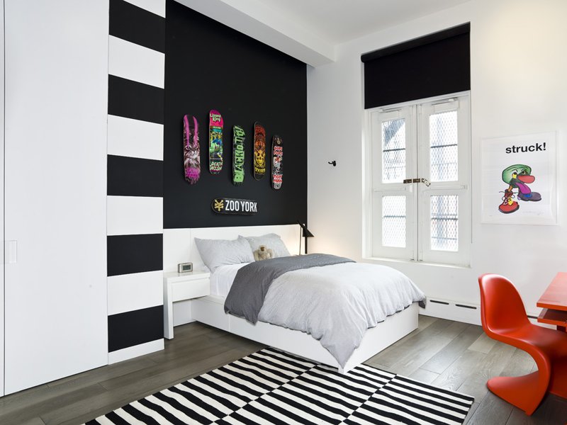 20 Beautiful Black Accent Walls in Different Bedrooms ...