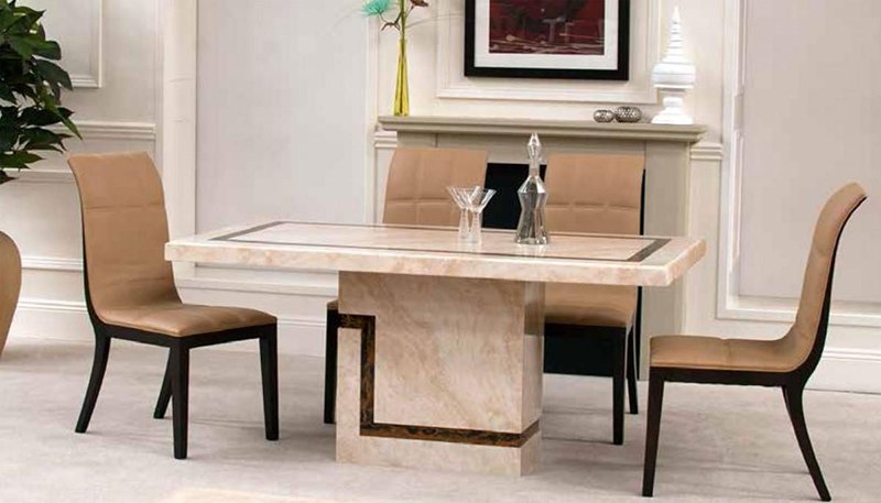 20 Luxurious Rectangular Marble Dining Tables | Home ... on {keyword}