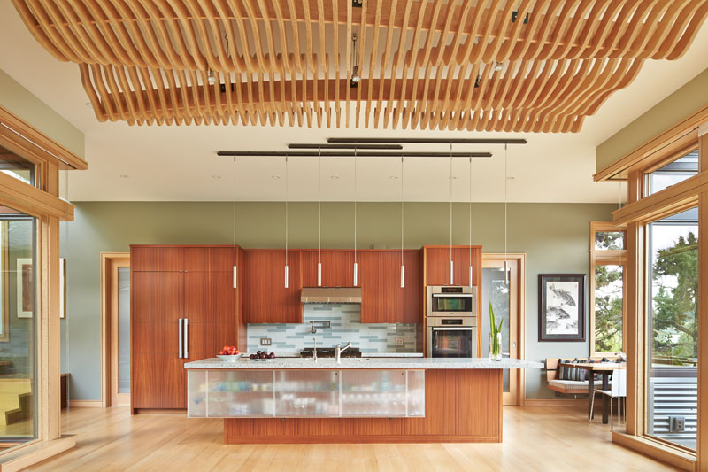 Deschute House ceiling