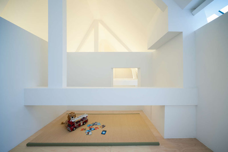 sunken kitchen play area