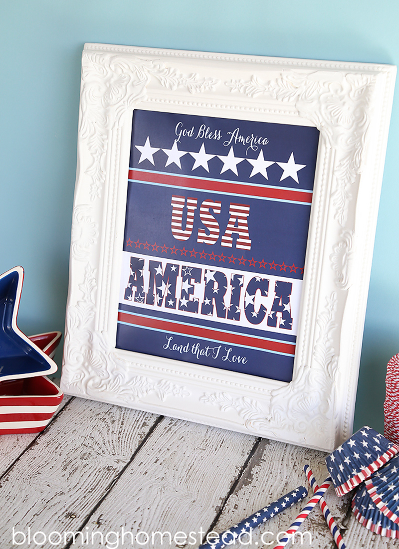 4th of July Printable 