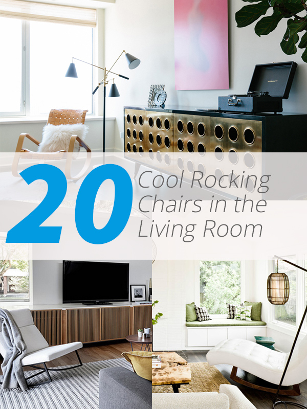 20 Cool Rocking Chairs in the Living Room | Home Design Lover