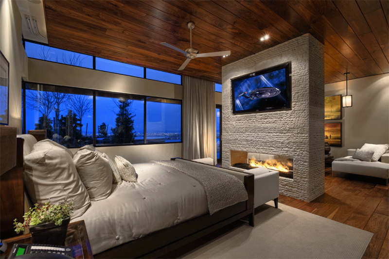 Double Sided Fireplace In The Bedroom Home Design Lover