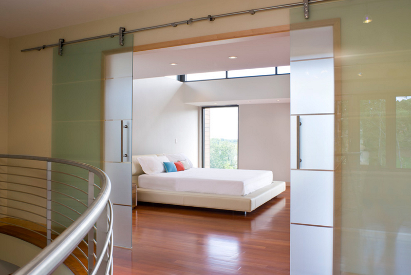 22 gorgeous bedrooms with glass sliding doors | home design lover