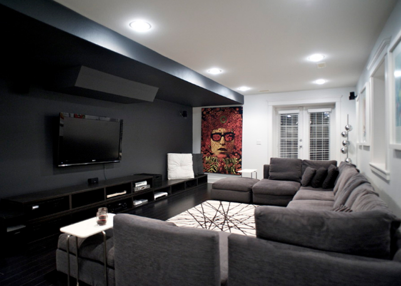 20 Knockout Black Accent Wall in the Living  Room  Home 