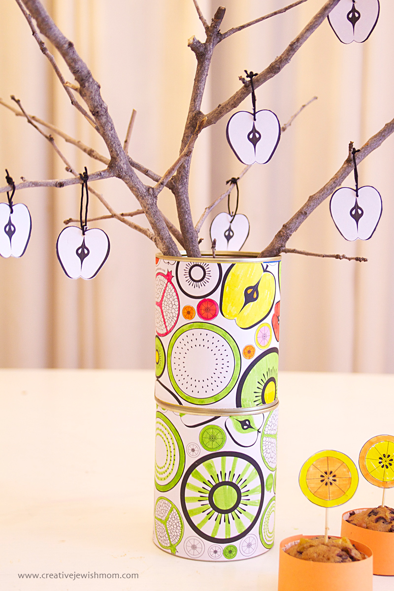 Fruity Tin Can Decorations