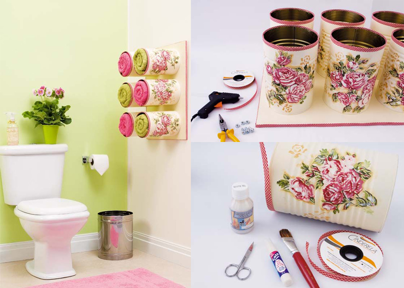 Bathroom Organizing Ideas Tin Cans