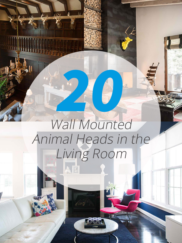 wall mount animalhead living