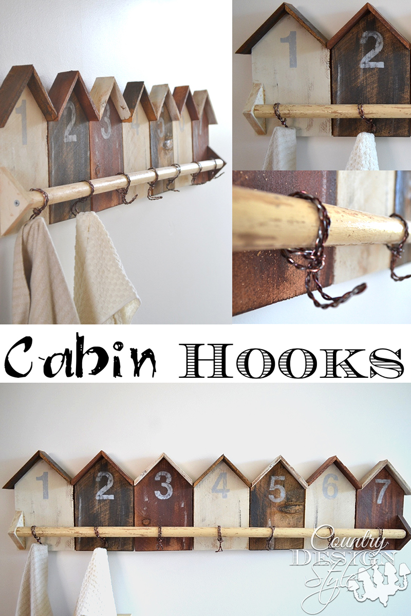 DIY Cabin Hooks
