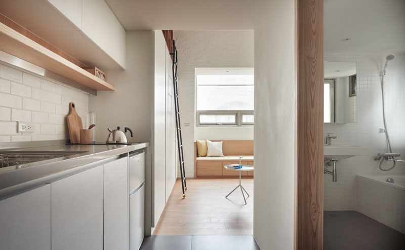 loft apartment hallway