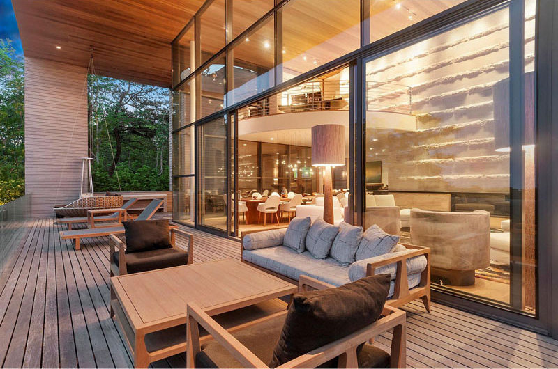 Hamptons Residence wooden deck