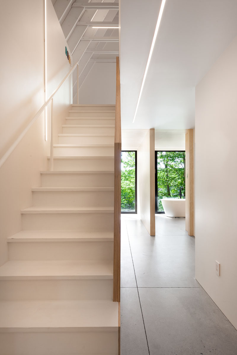 Black Cabin stairs