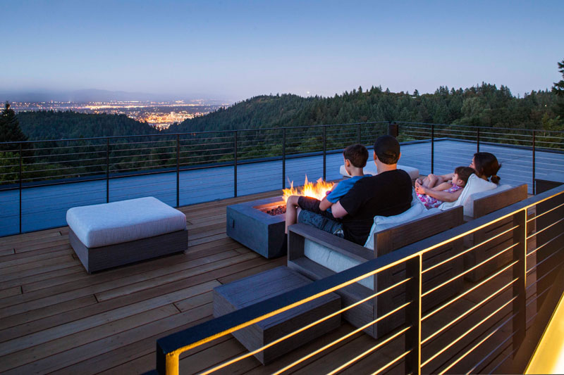 The Music Box Residence rooftop deck