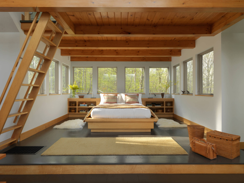 20 Beautiful Bedrooms with Stairs | Home Design Lover