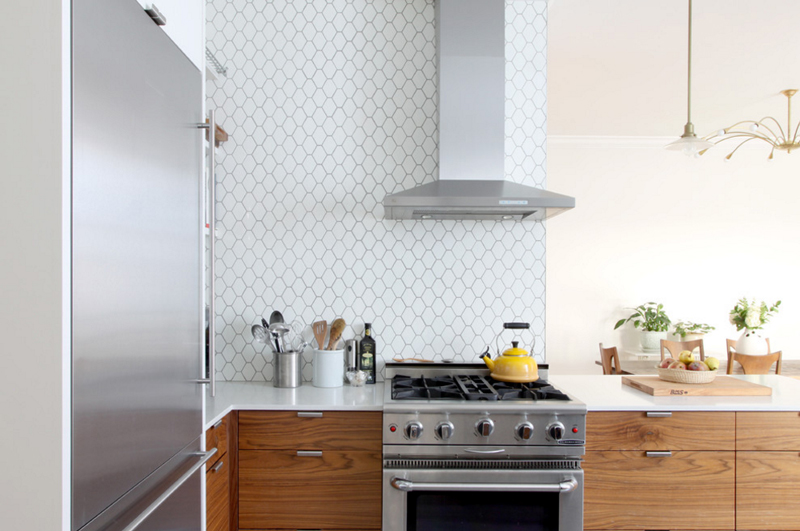 20 Geometric Backsplash Tiles in the Kitchen  Home Design Lover