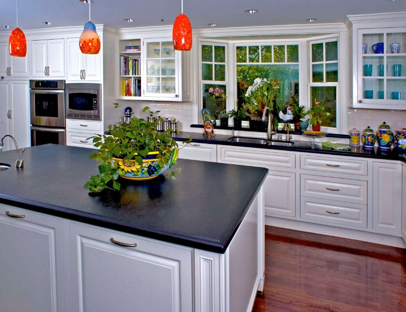 bay windows kitchen design