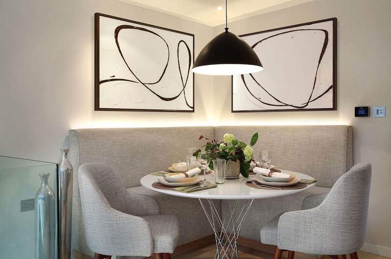 Contemporary Home banquette