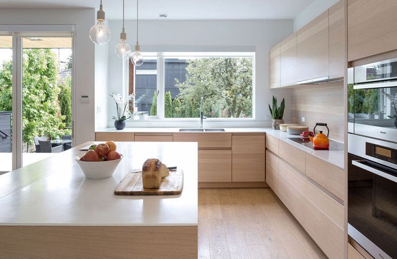 Mid-Block Contemporary House kitchen