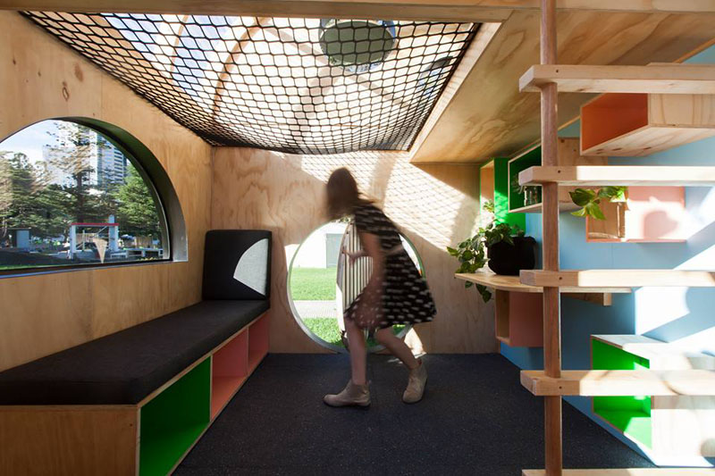 inside children's playhouse