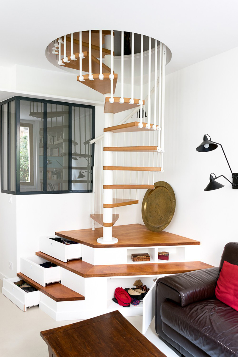 Apartment Huber spiral staircase