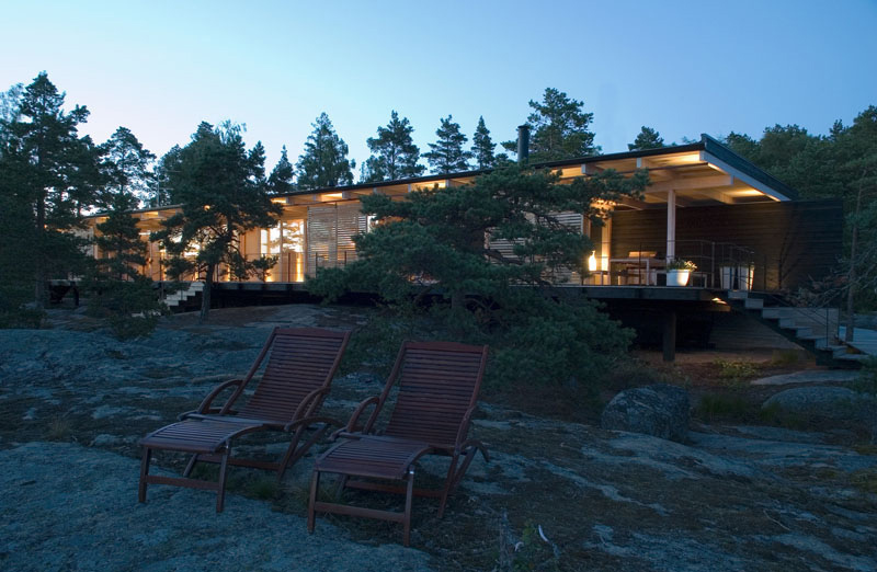 Seaside Villa outdoor area