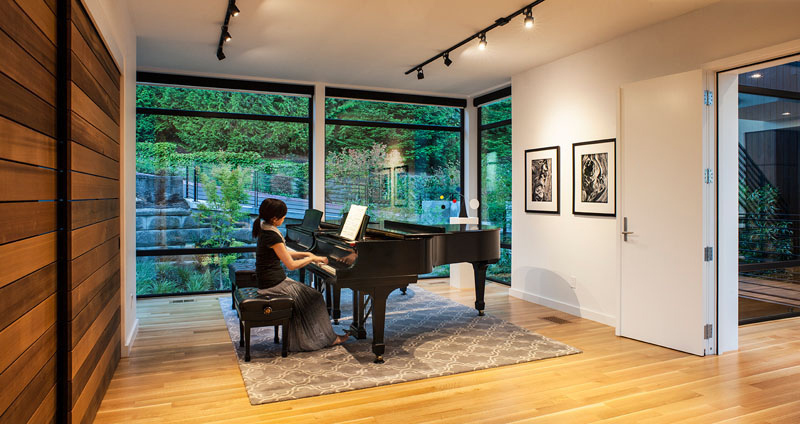 The Music Box Residence piano studio