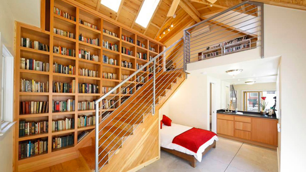 20 Beautiful Bedrooms with Stairs | Home Design Lover