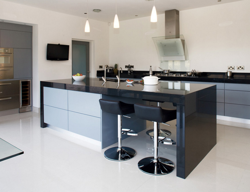 20 Contemporary Black Countertops in the Kitchen | Home Design Lover