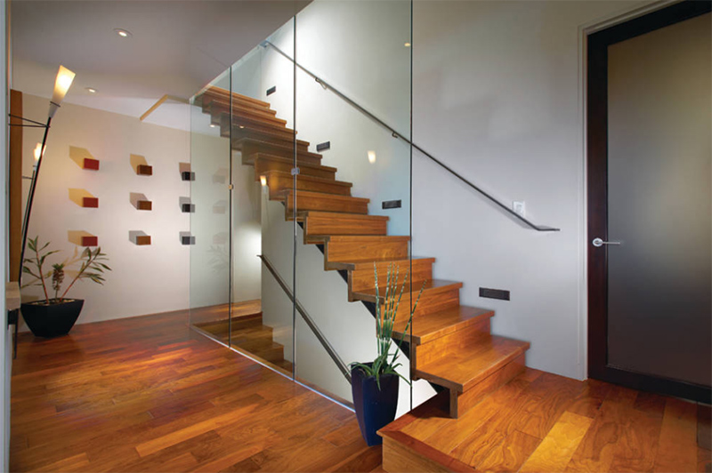 20 Wood and Glass Contemporary Staircase Designs | Home ...