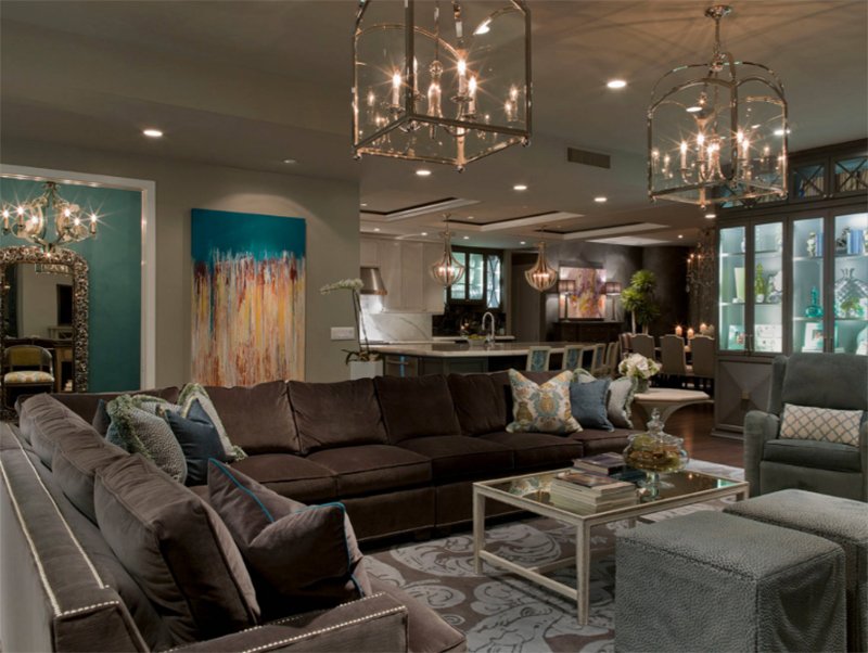 22 Gorgeous Brown and Gray Living Room Designs | Home ...