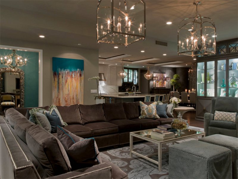 22 Gorgeous Brown And Gray Living Room Designs Home Design Lover