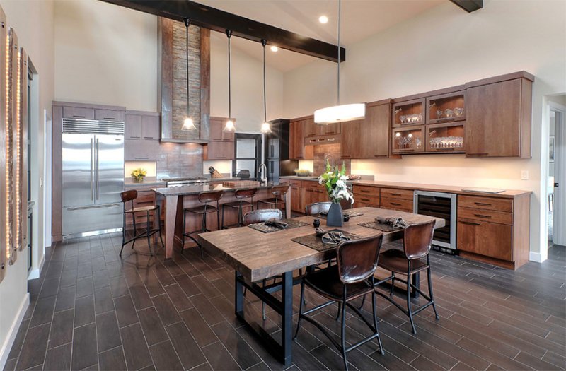 22 Appealing Rustic Modern Kitchen Design Ideas | Home ...