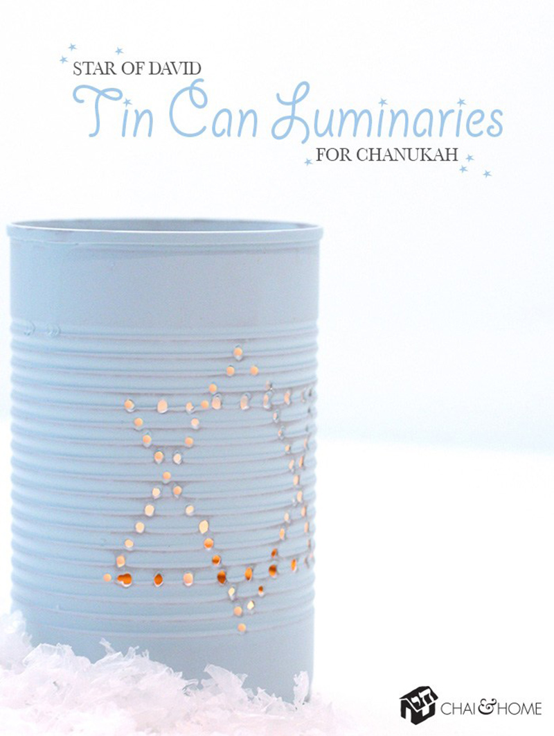 Chanukah Chanukah Tin Can Luminaries