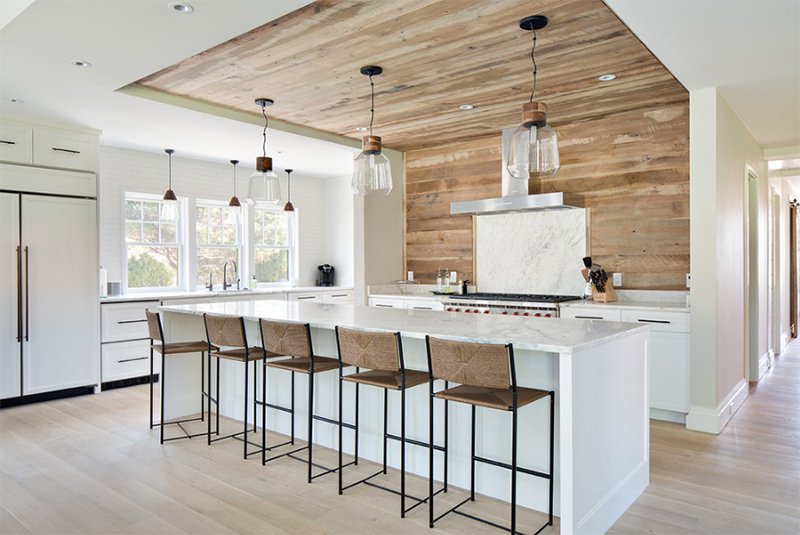 rustic modern kitchen lighting