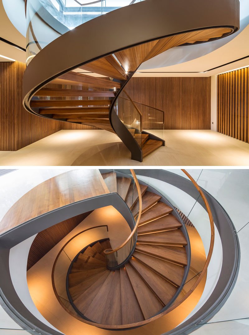 beautiful spiral staircase