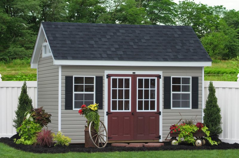 8x14 Premier Garden Shed in Vinyl