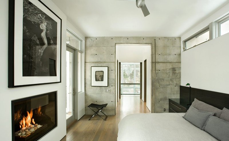 20 Appealing Bedrooms With Concrete Walls Home Design Lover