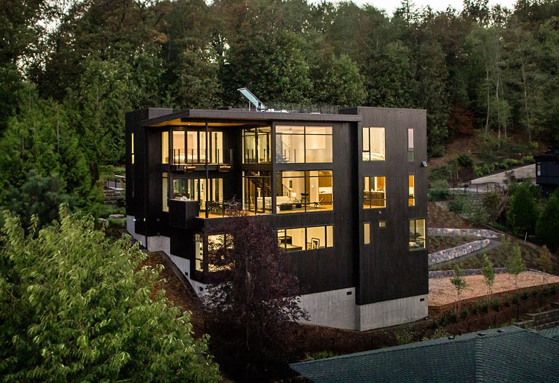 20 Unique Black Modern Homes You Ll Admire Home Design Lover