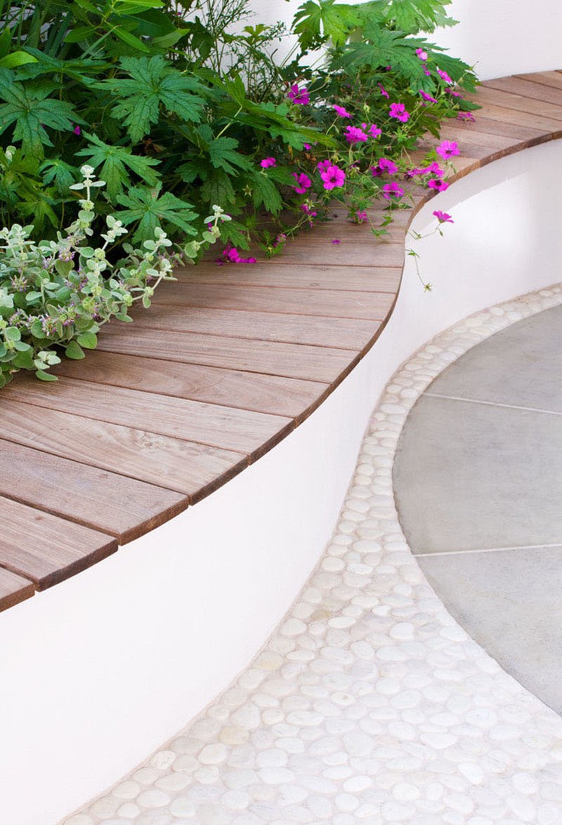 Notting Hill pink patio bench