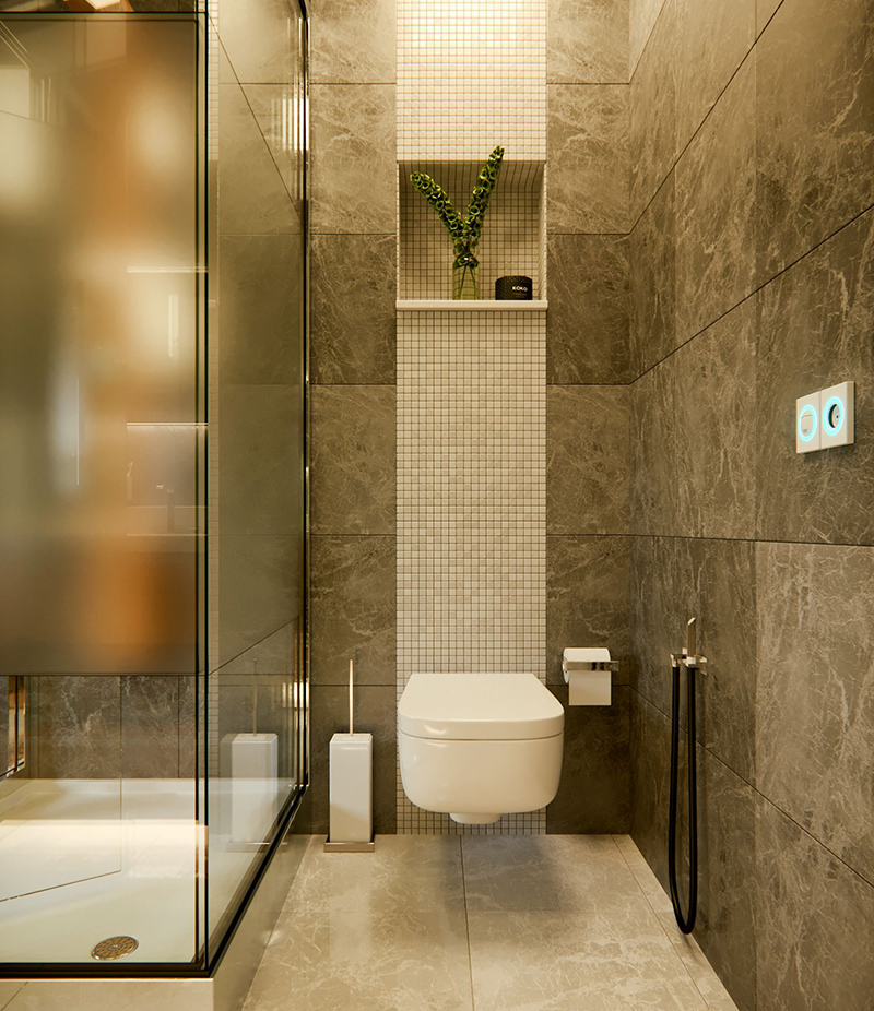 20 Modern Bathrooms With Wall-Mounted Toilets | Home Design Lover