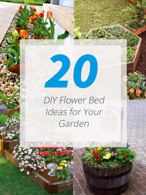 20 DIY  Flower Bed Ideas  For Your Garden  Home  Design  Lover