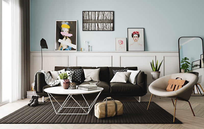 20 Ways to Use Pastel Colors in Scandinavian Living Rooms ...