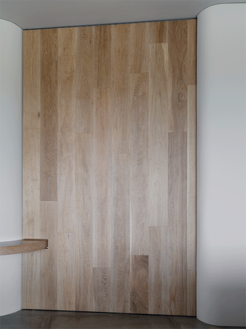 modern sliding wooden door
