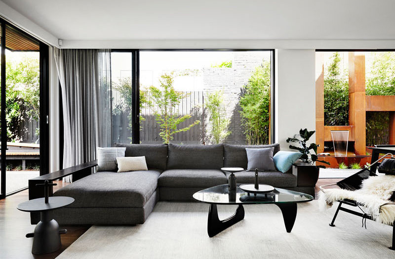 The Modern Contemporary Black and White Interiors of Toorak House