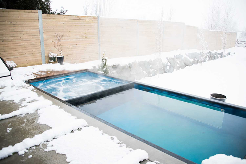 Shipping Container Swimming Pool hot