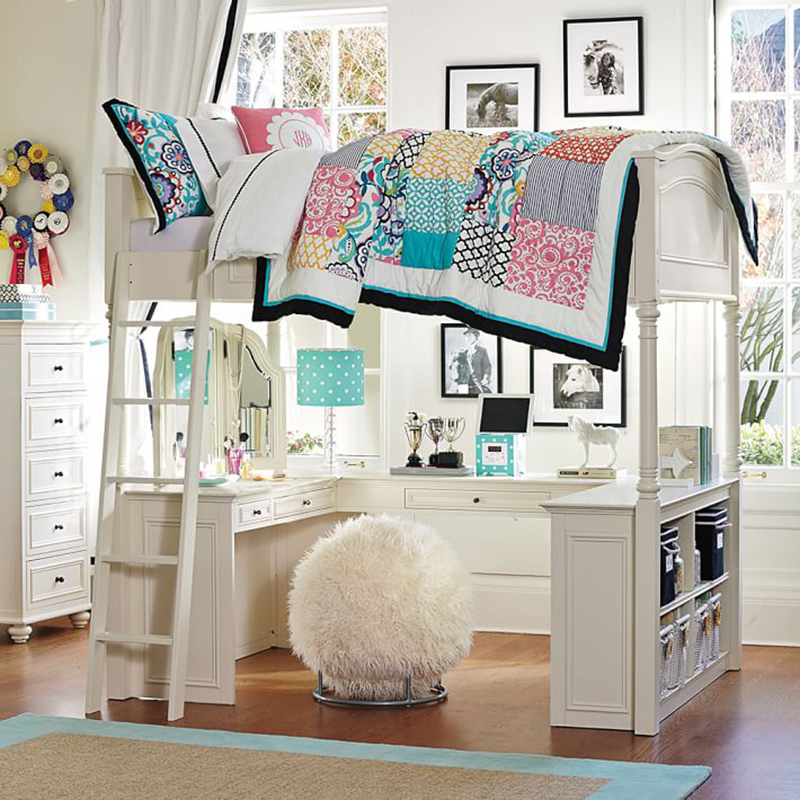 Chelsea Vanity Loft Bed