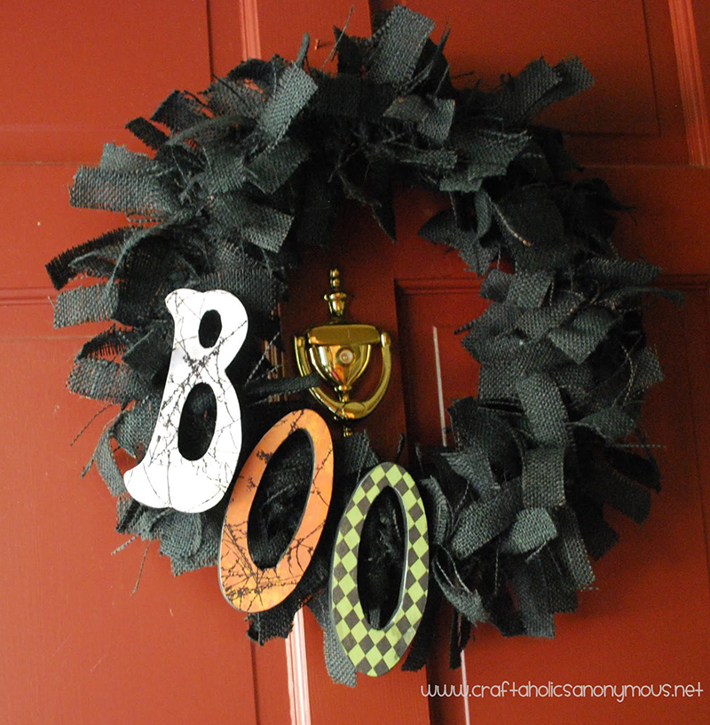 Boo Wreath